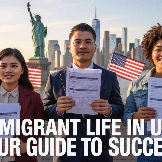 Immigrant Life in USA – settling tips, cultural adaptation, job search.