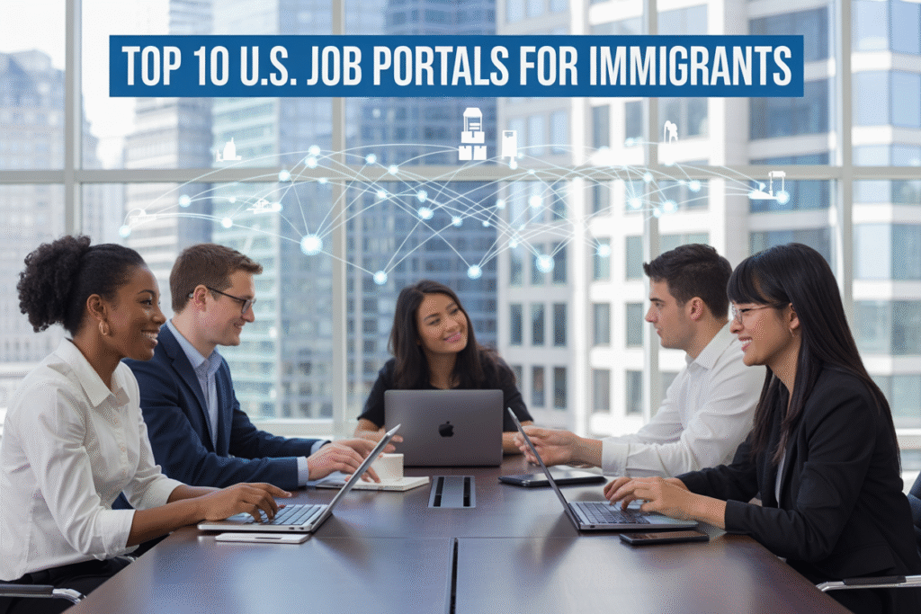 Top 10 U.S. Job Portals and Networking Tips for Immigrants